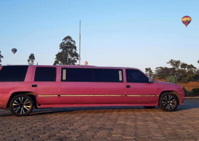 Aluguel de limousine rosa