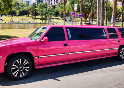 Aluguel de limousine rosa